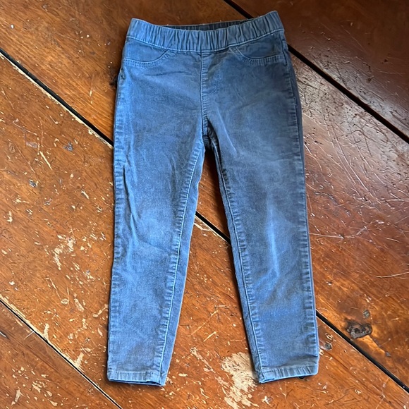 Fine wale grey corduroy pants - Picture 1 of 5